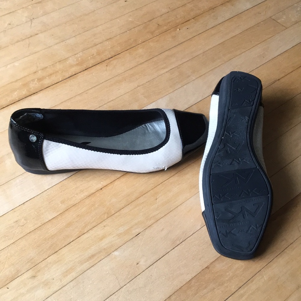 snake skin and patent loafers